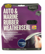 M-D Auto &amp; Marine Black Rubber Self Adhesive WeatherSeal 2 X 8-1/2&quot; Strips - £10.82 GBP
