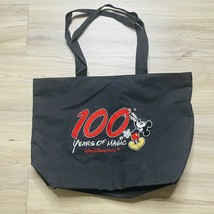 Walt Disney World Mickey Mouse 100 YEARS OF MAGIC Celebration Canvas Tote Bag - £24.36 GBP