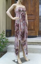 Long Silk-Blend Strapless Dress by Manila Grace, S (42IT/6US), multicolo... - $47.52