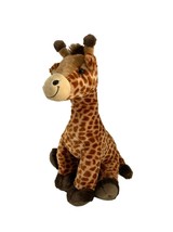 Fiesta Giraffe Plush Stuffed Animal 17&quot; Sitting Safari Nursery Brown A53098 - £13.23 GBP