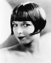 Louise Brooks B&amp;W Stunning Head Shot 16x20 Canvas Giclee - £55.12 GBP