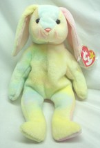 Ty Beanie Babies Hippie Bunny Rabbit 9&quot; Bean Bag Stuffed Animal 1999 1998 Errors - £387.01 GBP