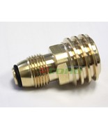 Converts Propane LP TANK POL service valve to QCC (Type 1) outlet  Brass... - $13.70 CAD