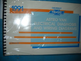 1991 Chevy Astro Furgone Elettrico Cavi Diagrammi Servizio Negozio Repair Manual - £39.01 GBP