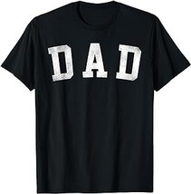 Dad - Classic Bold Font Father&#39;s Day Dad T-Shirt - £12.59 GBP+