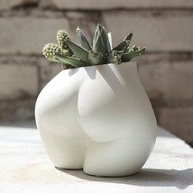 Mini Lower Body Pot, Female Body Shaped Small Flower Planter With Drainage - $31.98