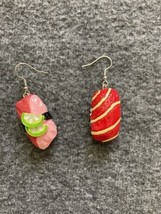 Mini Food Sushi Salmon Resin Dangle  Earrings for Woman - £6.65 GBP