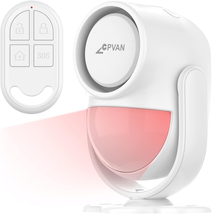 Pir Motion Detector Sensor Alarm Wireless Infrared Alert With Remote 125dB Cpvan - £27.28 GBP