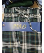 Polo Ralph Lauren Men’s Lounge/Pajama Pants  Cotton Blue/Green Plaid XLarge - $41.39 CAD