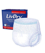 LivDry Adult  Incontinence Underwear, Extra Absorbency 2XL 12-Pack - $21.99