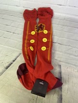 Harry Potter Gryffindor House Thigh High Socks Buttons 1 Pair Shoe Size ... - £16.61 GBP