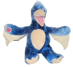 Build a Bear Blue Pteradactyl Dinosaur Plush Stuffed Toy 16&quot; BAB - £11.88 GBP