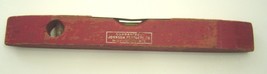 Vintage  Johnson Products Co. 2 bubble 9in. Torpedo Wooden level - £18.06 GBP