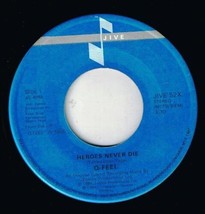 Q-Feel Heroes Never Die 45 rpm Go For It Canadian Pressing - £3.93 GBP