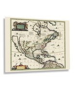 1652 America Septentrionalis North America Map Poster Print of Wall Art - £31.87 GBP+