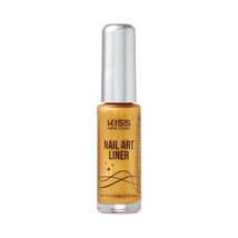KISS NY PRECISION BRUSH NAIL ART LINER FOR FINE DETAILING #NAL04 GOLD - $48.62 MXN
