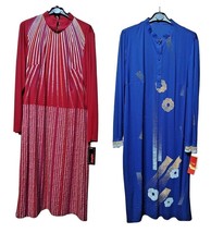 Woman Dress Summer Autumn Spring Fantasy Oversize Elena Mirò Odd Size - £50.23 GBP+