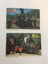 The Skunk Northspur Continental Postcard (Lot of 2) Train Fort Bragg &amp; W... - £22.22 GBP