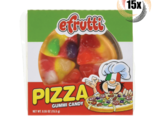 15x Packs Efrutti Pizza Chewy Flavored Gummi Candy | 5 Slices Each | .55oz - £10.60 GBP
