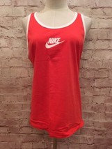 Vintage Nike Tank Top Red Womens Large (12-14) Made in USA Glitter Logo - $34.00