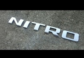 Dodge Nitro emblem letters badge decal logo trunk OEM Factory Genuine Stock - £8.46 GBP