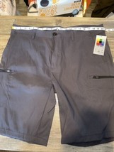 LB Tech Chino Shorts Mens Size 49 Gray Zippered Pockets. NWT. 4 - £19.46 GBP