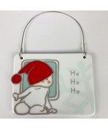 Department 56 HO HO HO Postcard Ceramic Ornament - $11.87