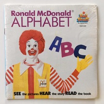 Ronald McDonald Alphabet SEALED 7&#39; Vinyl Record / Book, Kid Stuff, 1983 - £68.72 GBP