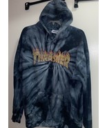 Colortone Men’s Hoodie Hooded Sweatshirt M Medium Thrasher Blue Tie Dye Chest 42 - $15.20
