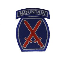 10TH Mountain Division Unit Patch - Multi-Colored - Veteran Owned Business - £4.39 GBP