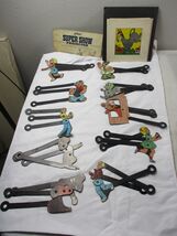 VINTAG 1965 KENNER SUPER SHOW PROJECTOR ACCESSORIES POPEYE BLUTO BULLWIN... - $69.29