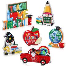 6 Pcs Teacher Appreciation Wooden Table Decorations Signs Classroom Block - €4,11 6 Pcs Teacher Appreciation Wooden Table Decorations Signs Classroom Block - €4,11 EUR