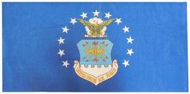 Trade Winds USAF US United States Air Force Emblem 30&quot;x60&quot; 100% Polyeste... - £23.60 GBP