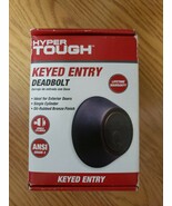 HYPER TOUGH SINGLE CYLINDER DEADBOLT, OIL-RUBBED BRONZE FINISH HT3501-150 - $182.59 MXN
