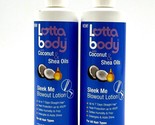 Lottabody Coconut &amp; Shea Oils Sleek Me Blowout Lotion 8 oz-2 Pack - $24.70
