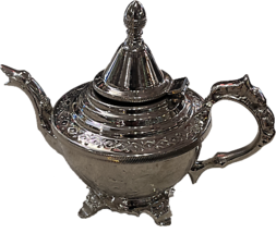 Moroccan small Teapot -Moroccan luxury silver small teapot- Small silver... - £88.69 GBP