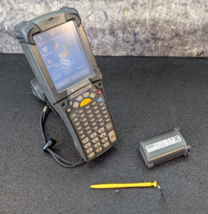 Works Motorola MC9200/MC92NO Zebra Mobile Barcode Scanner &amp; Battery - $1,546.93 MXN