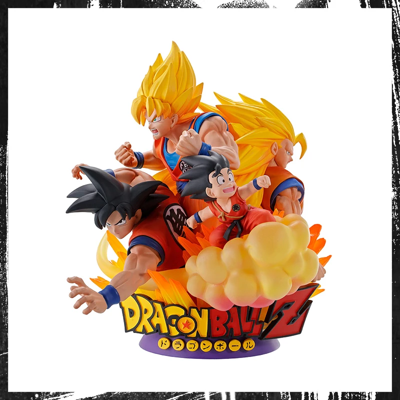 13cm Megahouse Dragon Ball Anime Figurine Son Goku Action Figure Super Saiyan - $166.19