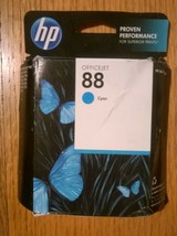 GENUINE OEM HP 88 Cyan Inkjet Print Cartridge C9386AN EXP 6/2015 (Sealed) - $18.76