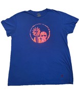 Rare Rick and Morty Hologram on Polo Ralph Lauren Adult Unisex Blue Tshi... - $334.67 MXN
