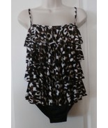 SlimShaper Ruffled Bandeaukini  Animal Print 2-pc. Swimsuit - Women&#39;s Si... - $24.79