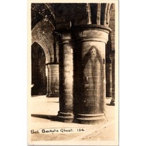 Antique RPPC British Made Photo Postcard, Beckets Ghost 156 Albumen Print - $86.11