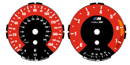 BMW E90 Instrument Cluster face 160mph - $58.41