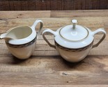 Lenox HARRISON Creamer And Sugar Bowl With Lid - Mint Condition - SHIPS ... - $59.37