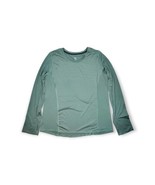 Champion Running Shirt Long Sleeve Size XL Men’s Green Spandex Blend  - £12.53 GBP