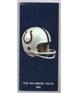 1981 Indianapolis Colts Media Guide - $63.62 CAD