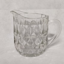 Jeanette Glass Company Windsor Clear Pitcher Diamond 5" 16 Ounce - $16.95