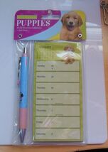 DateWorks Puppies 2015 Weekly Calendar &amp; Gel Pen - $23.75