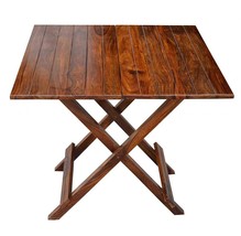 Coffee Table Wooden Foldable Rosewood,Natural Finish,Brown 24 inches - $159.58