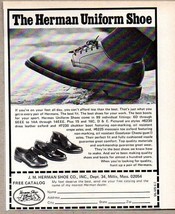 1976 Print Ad Herman Uniform Shoes for Men Millis,Massachusetts - £8.49 GBP